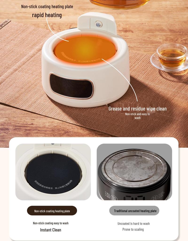 110V Glass Tea Kettle: Health Pot for Office and Home, Compatible with US, European, and British Standards.