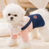Vestiti caldi per animali domestici Cappotto con stampa carino Camicia per cani di taglia piccola e media Giacca Teddy Bulldog francese Chihuahua Vestito invernale