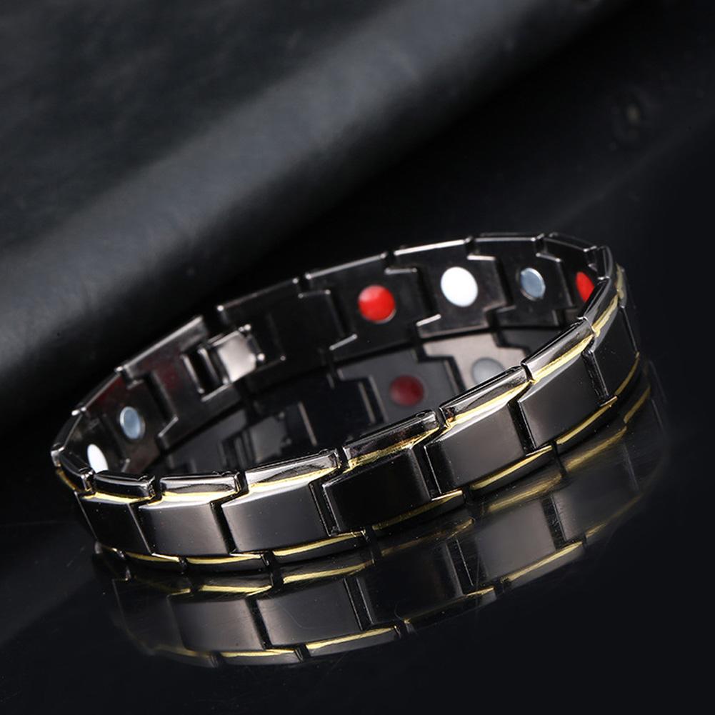 Bracelet Magnétique Tendance Homme Femme Santé Énergie Thérapie Bijoux Arthrite