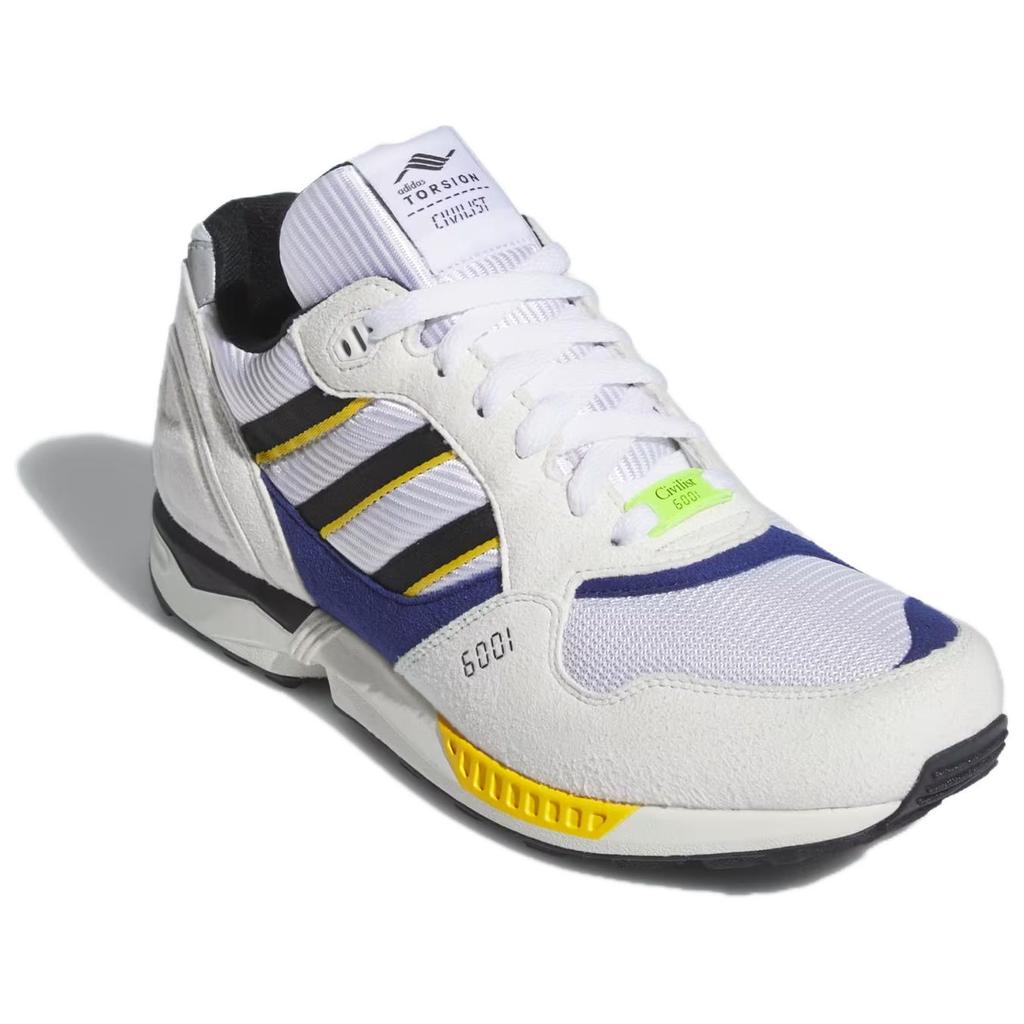 Civilist X Adidas ZX6001 Brunnenstrasse Lifestyle Unisex Sneakers White Crystal-White Core-Black ID3551
