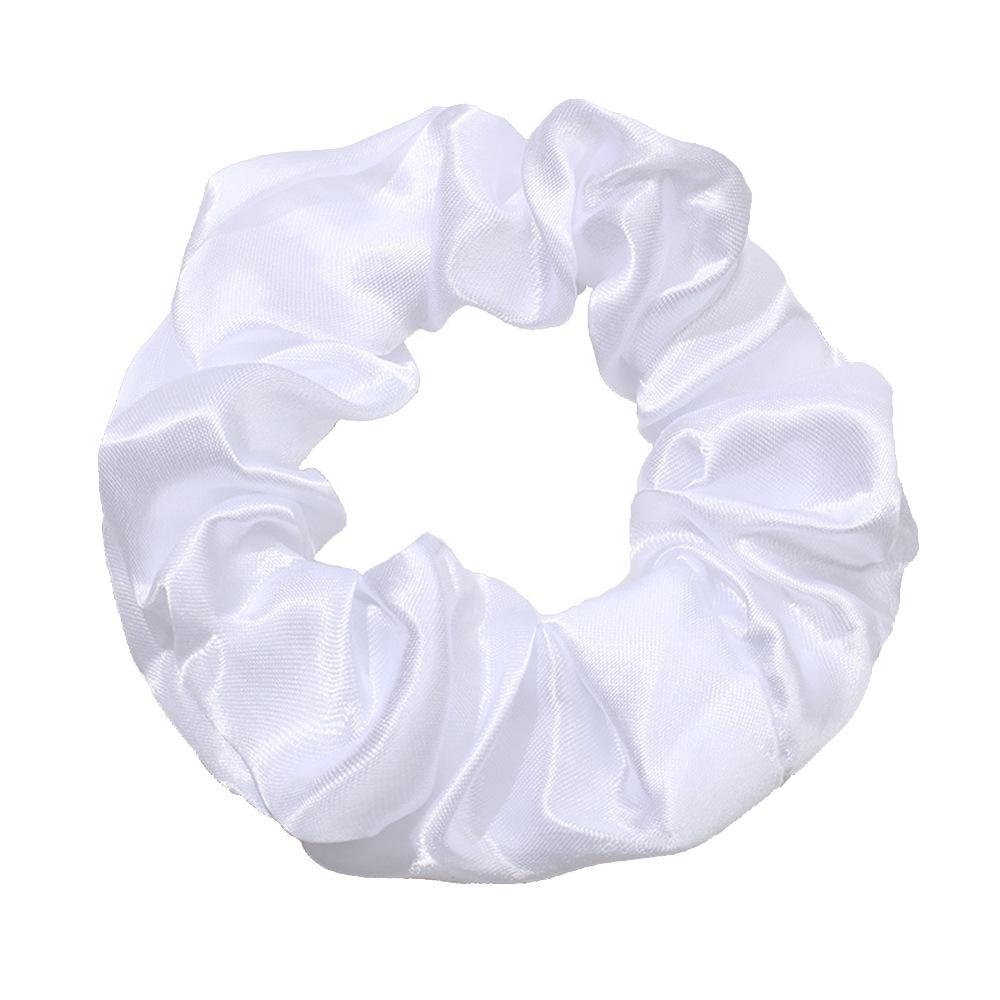 

Универсальная блестящая атласная резинка для волос - Дизайн в виде толстой кишки для женского хвостика