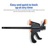 10/5/4/2/1 Pcs Woodworking Mini 4 Inch F Clamp Locator Nylon Fast Wooden Board Clamp Household Fixed Clamp Hand Tool Set