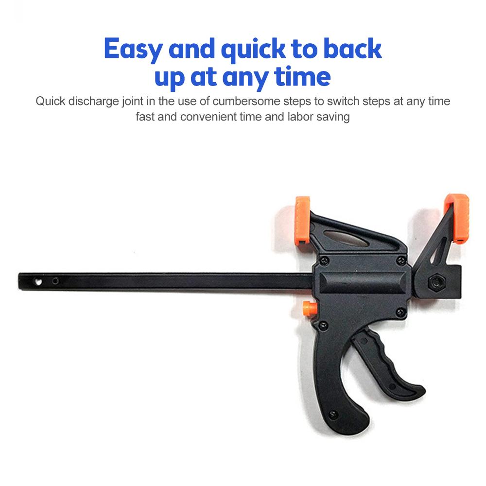 10/5/4/2/1 Pcs Woodworking Mini 4 Inch F Clamp Locator Nylon Fast Wooden Board Clamp Household Fixed Clamp Hand Tool Set