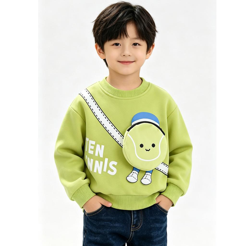 Boys Girls Long Sleeve T-Shirt Casual Layering Base Layer with 3D Print for Daily Wear