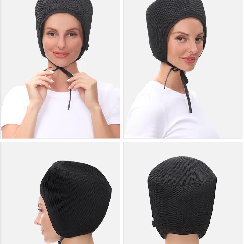 Full-Wrap Electric Heated Head Massager 3 Heating Modes Migraine Relief Ear Cold Protection Pressure Release Sleep Aid Unisex