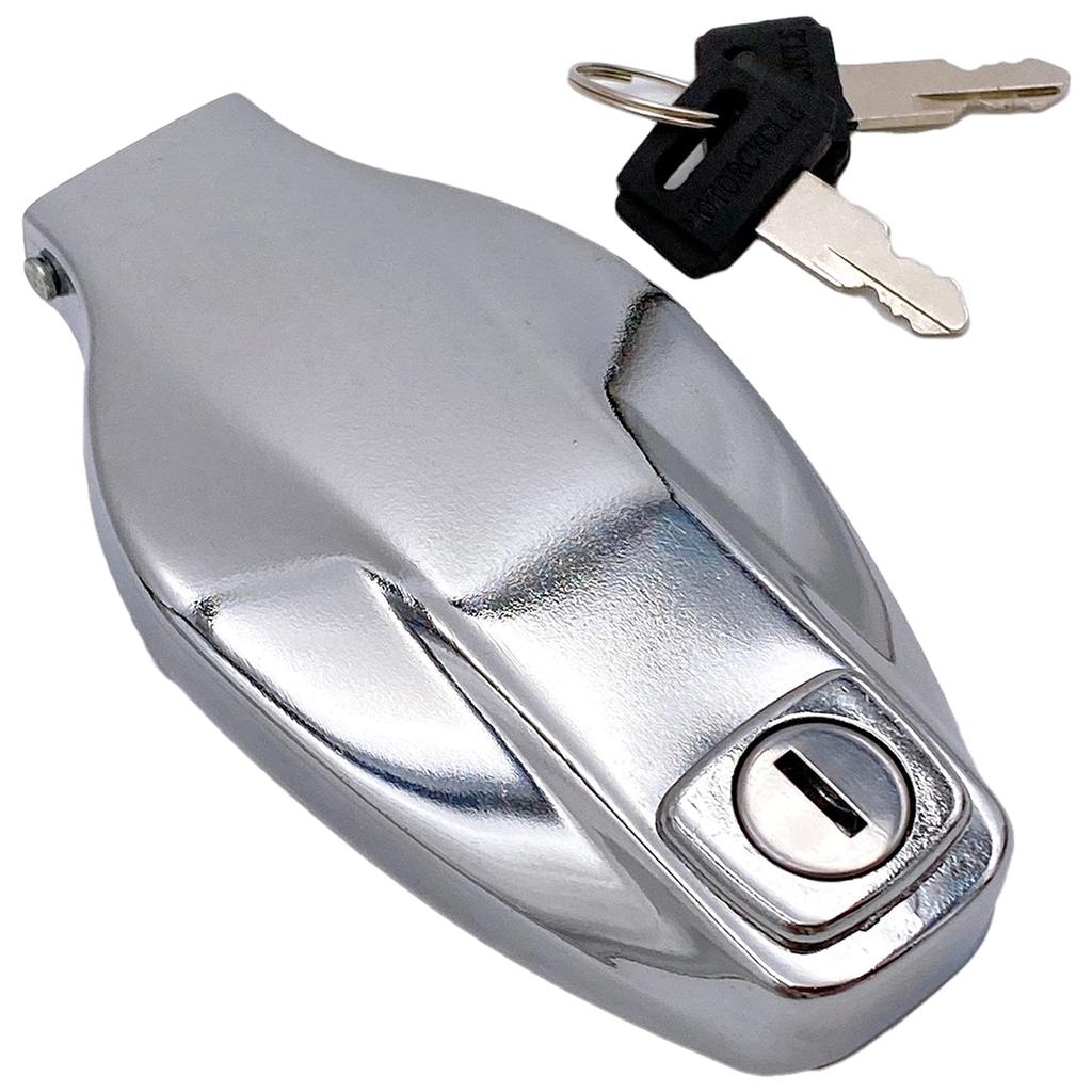 Meliore Universal Fuel Gas Cap Lock Cover Key Tank for Yamaha SR500, XS250, XS360, XS400, XS650, XS500, XS750, XS850, and XS1100 (Aftermarket Parts)