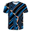 Camisetas Masculinas de Gola Redonda e Manga Curta Homem Estampa Animal Tigre Verão Estampa Digital 3D Camiseta Tamanho Plus