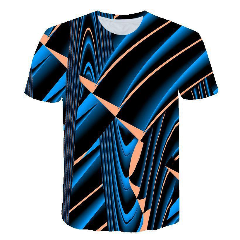 Men O Neck Short Sleeve Tops Man Tiger Animal Pattern Summer 3D Digital Print T Shirt Plus Size