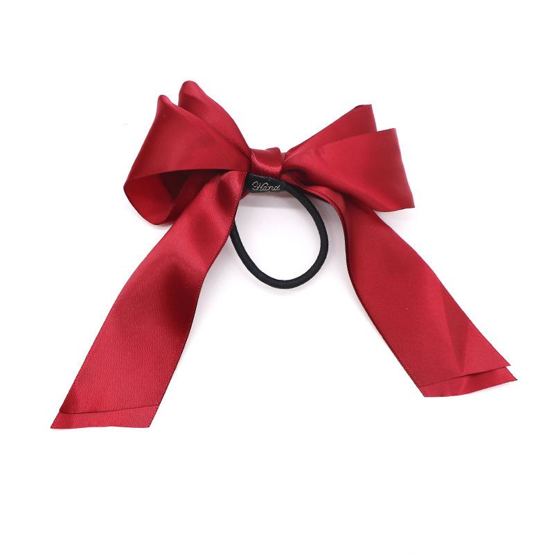 Hair Accessories Hair Band Sweet Oversized Ribbon Bow Hair Ring Popular Bow Tie Hair Rope