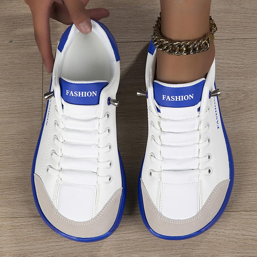 TUINANLE Modische flache Schnür-Freizeitschuhe für Damen, Trendige Freizeit-Sneaker