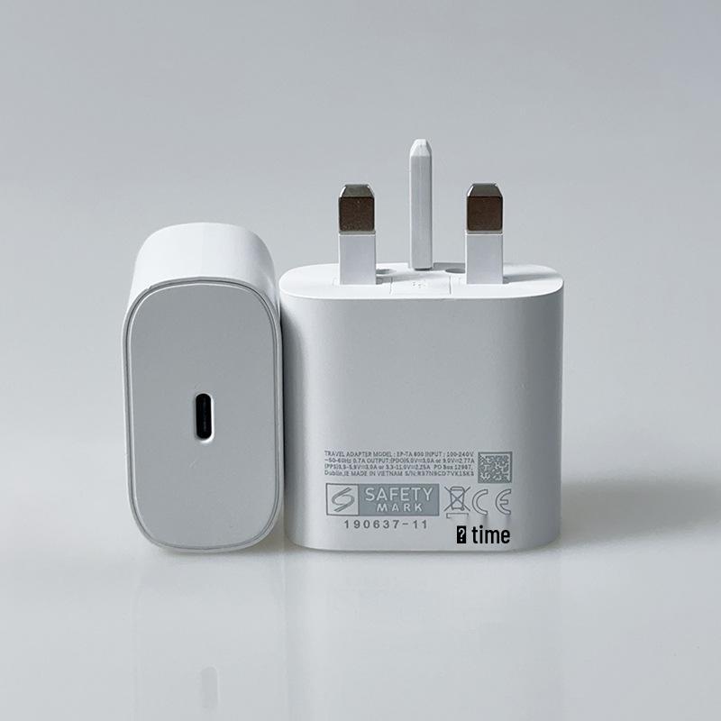 25W Super Fast PD Charger for Samsung Note10/S20/S22 - UK/EU/US Compatible
