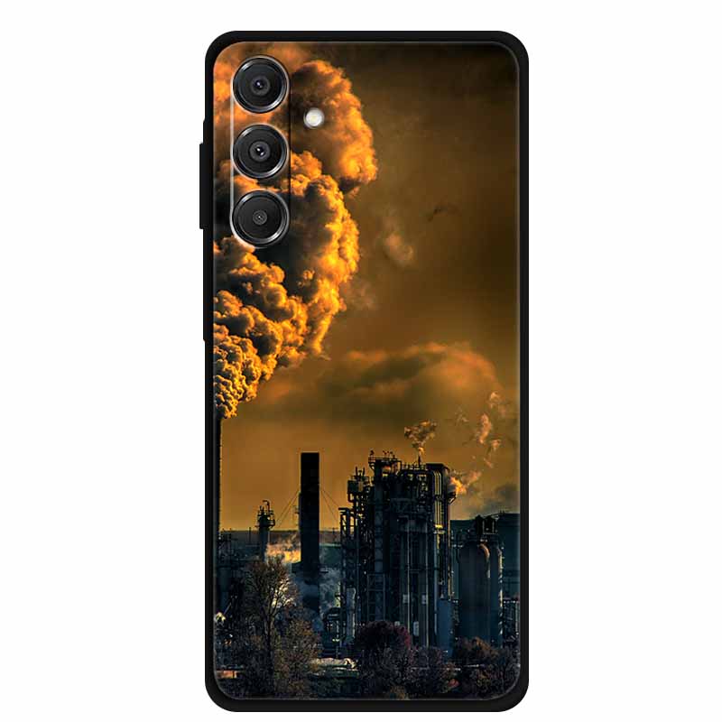 For SAMSUNG GALAXY A37 A57 5G Case Original Soft Silicone TPU Phone Cases Cover Samsung A57 A37 5G Fashion Protector Planet Capa