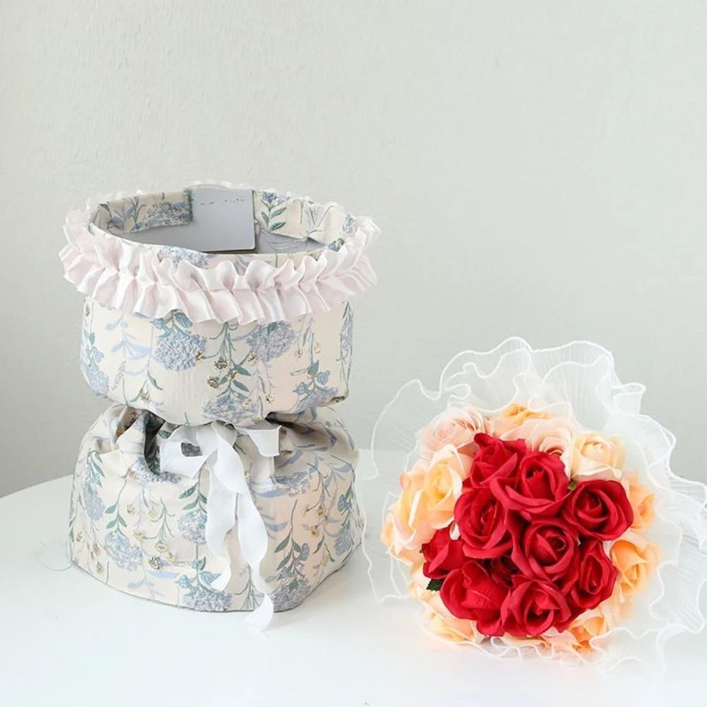 10pcs Stereotype Kraft Paper Round Bouquet Wrapping Paper Round Bouquet Paper Gift Wrapping