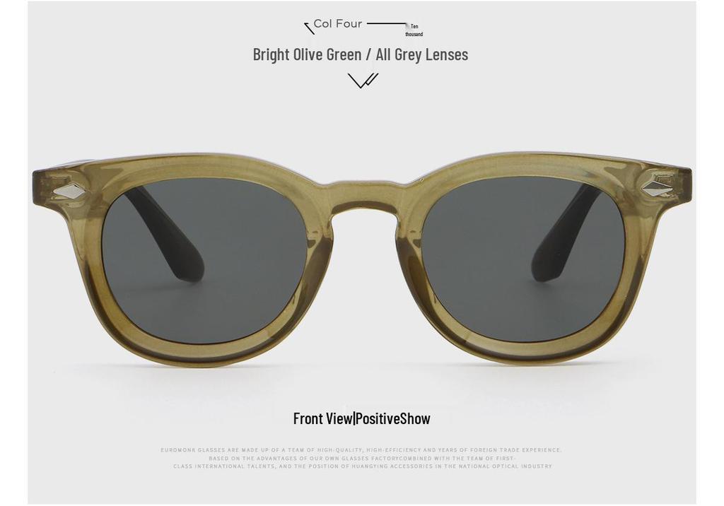 High-End Retro Cross-Border Unisex Sunglasses with Insert Temple, Style 6248
