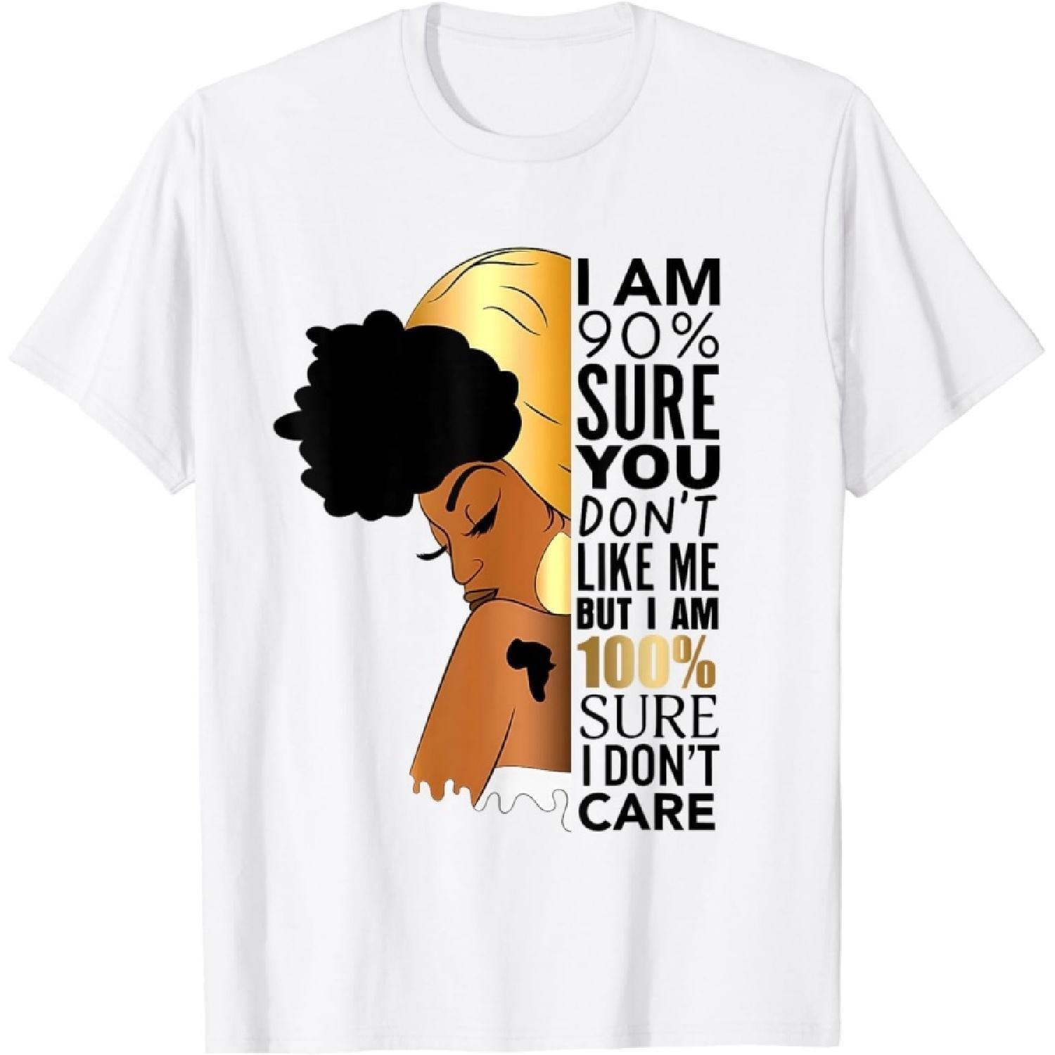 Wttyolo I Am 90% Sure You Dont Like Me I Am 100% Sure I Dont Care T-Shirt XXXXXL белый