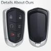 Key Fob Shell Case Replacement Fits for Cadillac Escalade ESV 2015 2016 2017 2018   Keyless Entry Remote Control 6 Button Pad Cover