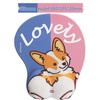 Cartoon Cute Girl 3D Silicone Mouse Pad with Wrist Rest for Office & Esports
