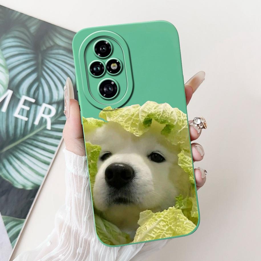 For Honor 200 Pro 5G Case ELP-AN00 Cover Cute Cartoon Panda Cat Shockproof Fundas For Honor200 Pro Bumper on Honor 200Pro Hoesje