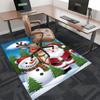 Christmas Santa Claus Reindeer Snowman Chair Mat - Anime Cartoon Design, Non-Slip Carpet for Office, Home Decor, Living Room, Bedroom, Game Room & Dor
