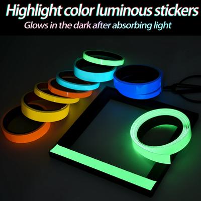 Luminous Fluorescent Night Adhesive Tape Self-Adhesive Glow In The Dark Sticker Tape Safety Security Home Decoration Warning