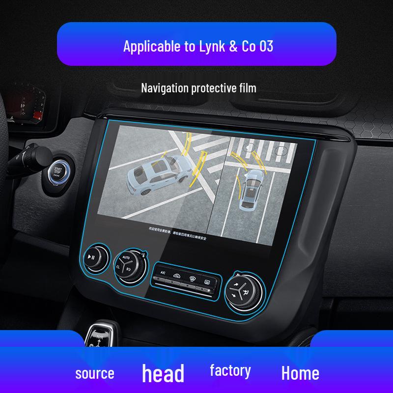 Lynk 02 & 03 Screen Protectors: Tempered Film for Navigation and Instrument Panels