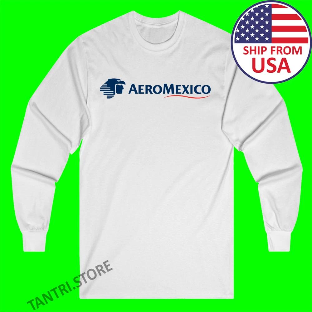 AeroMexico Airlines Men s White Size S to 2XL S