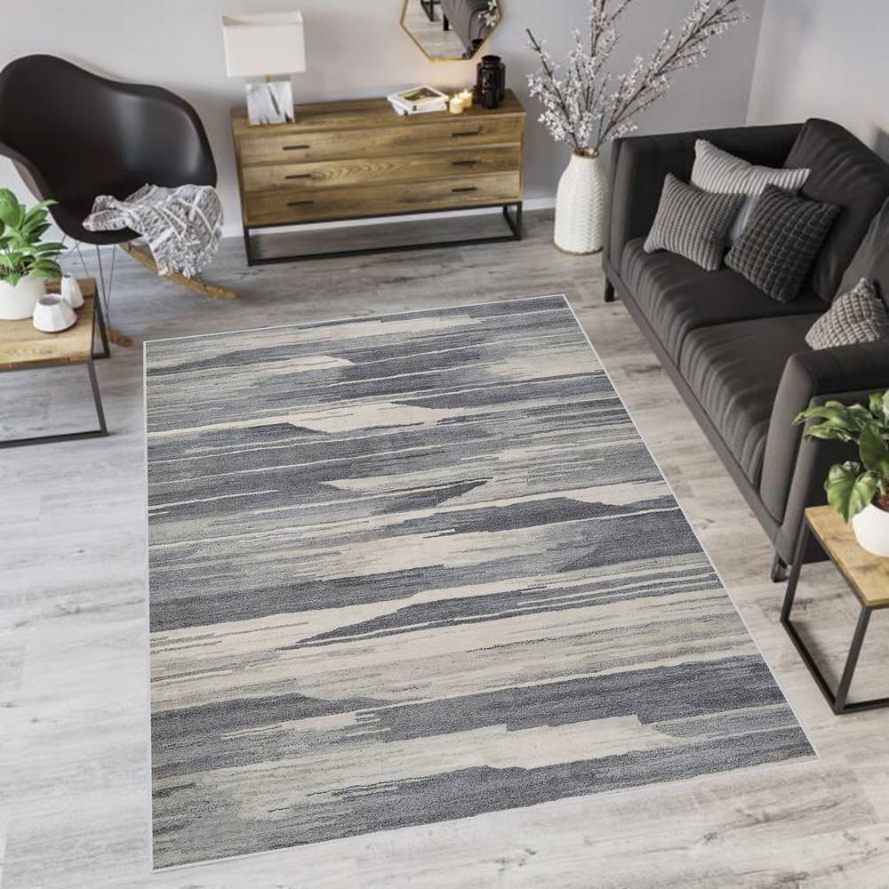 

Eliana Home Washable Printed Carpet LNA0599 50x80 серый