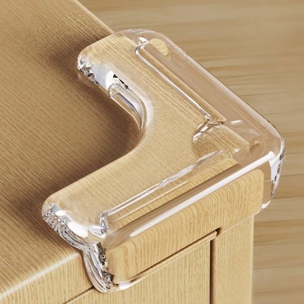Clear PVC Self-Adhesive Corner Protector for Child Safety
