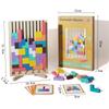 Large Three-Dimensional Tetris, 3D Three-Dimensional Puzzles, Children'S Educational Blocks, Stacking Toys, Montessori Education