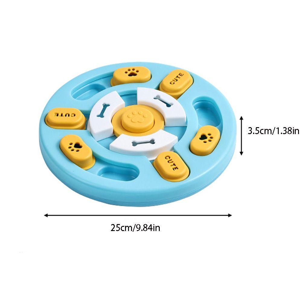 Rotating Dog Puzzle Toy Anti Choking Pet Leakage Tray Funny Pet Slow Food Bowl  Cat
