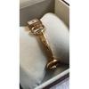 Used [GUCCI] 120 series ladies watch GG pattern pink gold with box