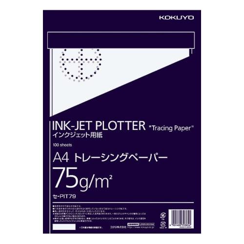 

Бумага для плоттера KOKUYO Inkjet Plotter Paper Калька A4 100 листов SE-PIT79