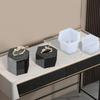 DIY Crystal Epoxy Mold Ring Holder Storage Holder Silicone Mold Moldes De Silicona Para Cemento