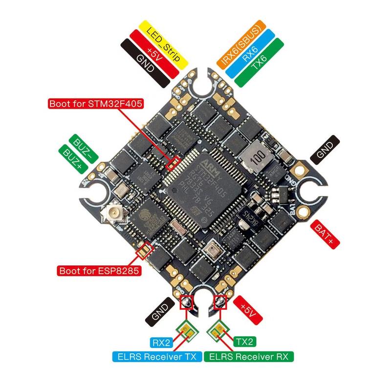 CADDXFPV 2-4S 20A AIO Brushless FPV Flight Controller