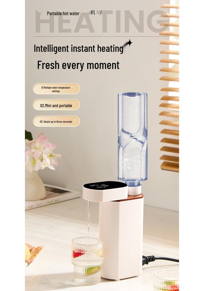 Compact Travel Kettle: Quick 3-Second Hot Water Dispenser with Smart Pump for Business Trips