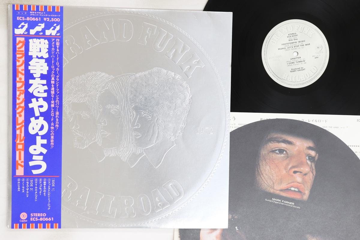 

LP Record GRAND FUNK RAILROAD - E Pluribus Funk ECS80661 Capitol Records 1976 Japan Obi Rock Used