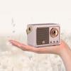 Rich Bass Bluetooth Speaker Waterproof Wireless Speaker Vintage Style Music Player  Student Use