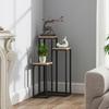 Kwietnik Stojak Na Kwiaty Rośliny Artisan-Czarny Podłogowy Stojący Metalowy