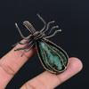 Blue Turquoise Handmade Gemstone Pendant, 999 Copper Wire Wrapped Antique Jewelry Pendant, For Engagement Gift