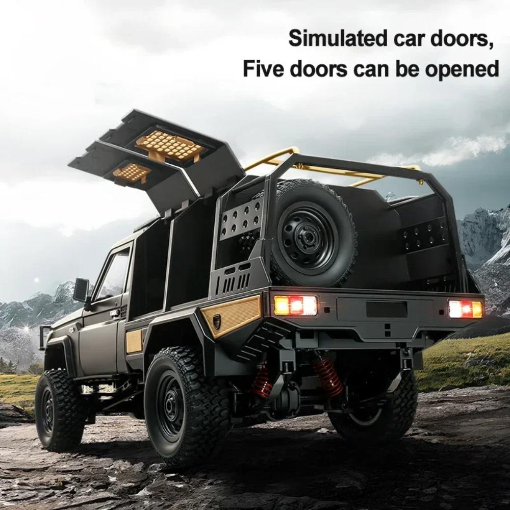 MN82S RC Paletli 1/12 Tam Ölçek LC79 RC Kamyonet Kısa Kamyon 4WD Uzaktan Kumandalı Tırmanma Off-road Araba Oyuncakları Erkekler Yetişkinler Hediyeler