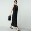 Sancai Summer Minimalist Lyocell-Linen Sleeveless A-line Dress