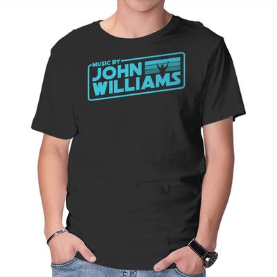 Unisex Crew Neck T-Shirt Music By John Williams Graphic Short Sleeve Casual Tee