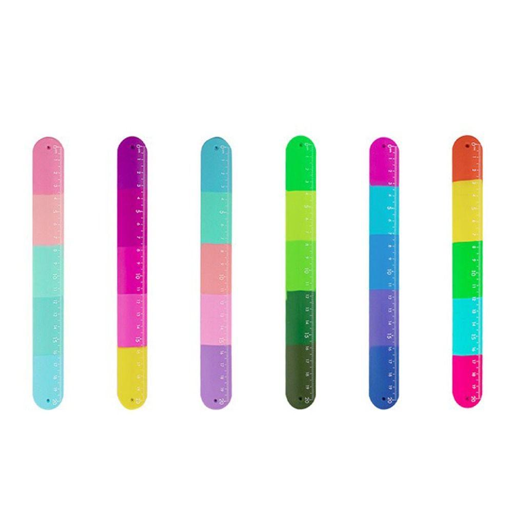 Zeichnen Entwerfen Klappring Lineal Kinder Fidget Spielzeug Messen Teilungslineal Erwachsene Kinder