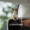 Whimsical Cat Resin Statue, Multi-Scene Adhesive Anime Party Decorations, No Power Required, Suitable for Car Dashboard and Aquarium Decoration