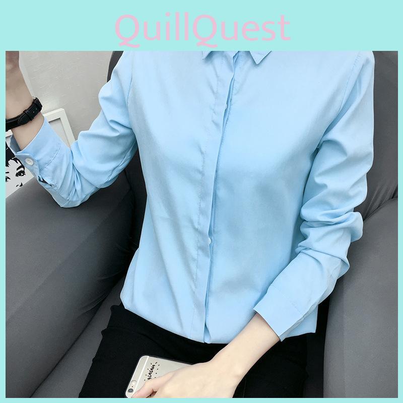 Women's Ladies Summer Loose Tops Long Sleeve Shirt Casual Blouse T-shirt Fashionable Cotton Blend Design
