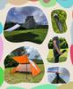Aluminum Tent Pole Tarp Pole 2 Sets A7075 Super Duralumin Split Type Small Group Solo Camping Sub Pole Touring Compact Camping Ultra Lightweight