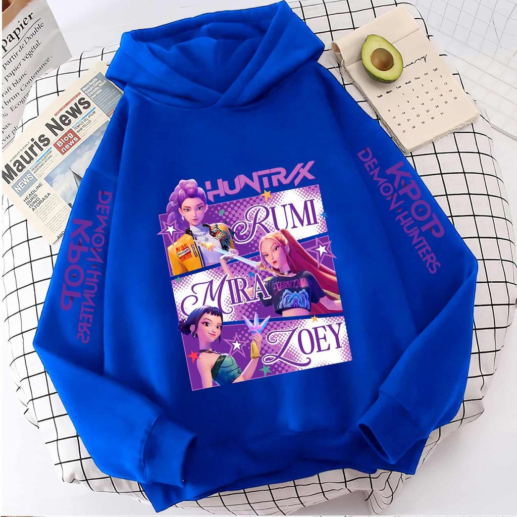 Hoodies Modische Cartoon-bedruckte Sweatshirts Pullover Niedliche langärmlige Mädchen-Cartoon-Hoodies Sportbekleidung