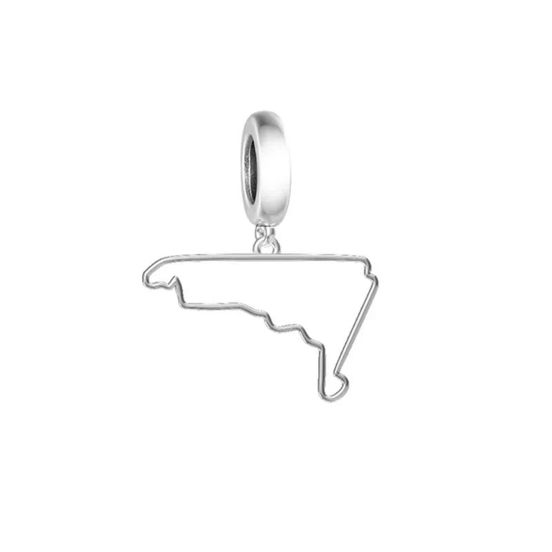 925 Silver Pan Charm Bracelet DIY Fit Original Race Car Dirt Bike Motorbike Scooter Bead For Women Berloque Jewelry Making