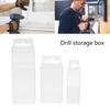 Adjustable Extendable Transparent Plastic Organizers Box for Efficient Storage of Drill Parts and Milling Cutter Tools