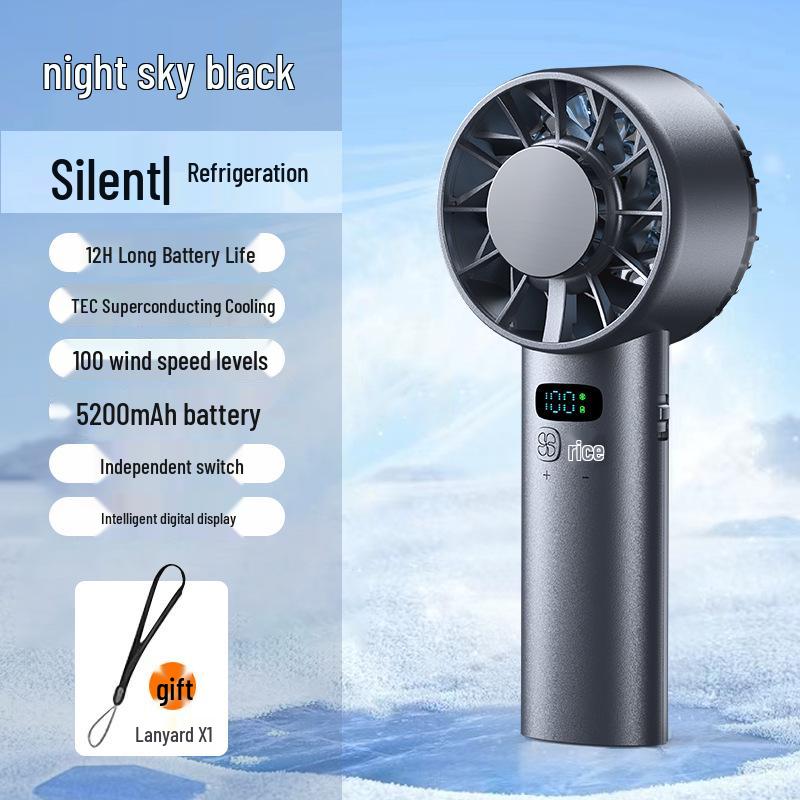 USB Handheld Fan: Compact, Long Battery Life, Powerful Wind, Silent Operation, Customizable Cooling